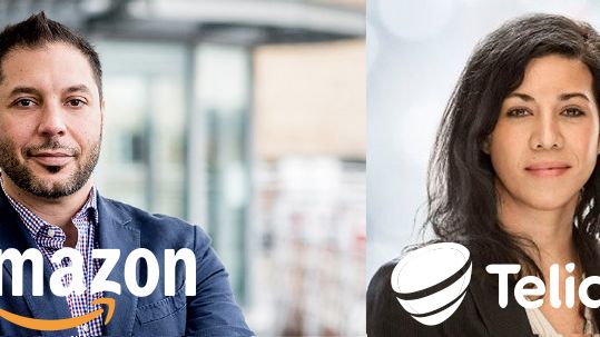 Max Amordeluso, lead evangelist Amazon - Anna Martinkari, Head of Omnichannel TELIA