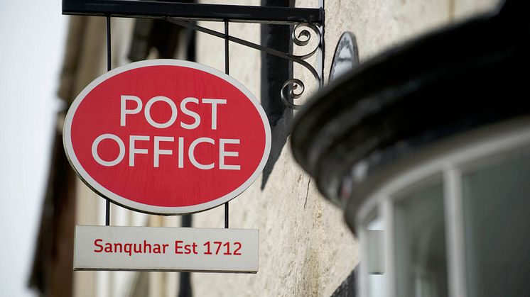 New Postmaster takes over at oldest Post Office in the world, Sanquhar Scotland