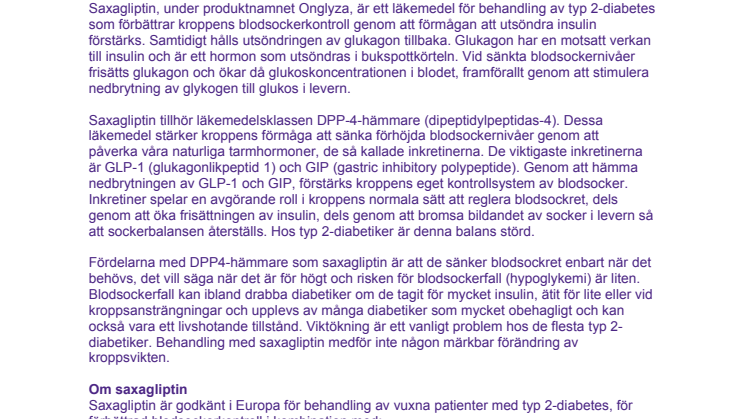 Faktablad Onglyza