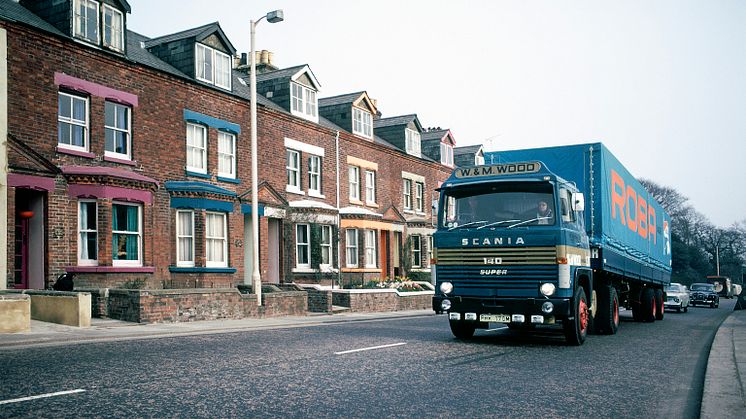Ein Scania LB 140, ein V8 der früheren Generation.