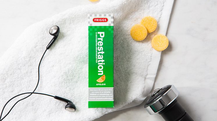 För den aktiva; Friggs vitaminbrus Prestation 