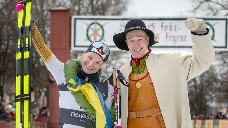 Kati Roivas from Finland won Tjejvasan 2024.