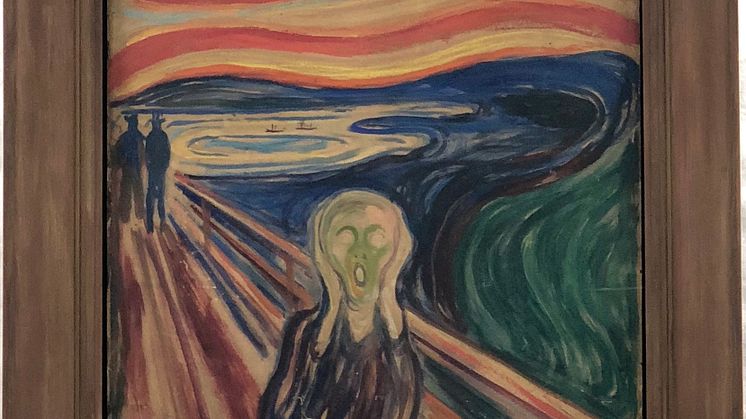 Edvard Munch: "Skrik" (1910?) Foto: Liv-Randi R. Holann, Munchmuseet.
