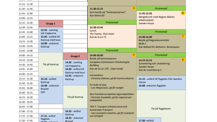 Program Bryssel 26-28 nov