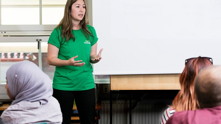 VafabMiljös Miljöinformatör Natalie Lindkvist. Foto: Per Groth