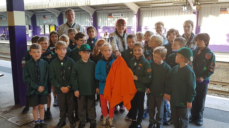 1st Bournville Scouts Cross City Heroes unveiling