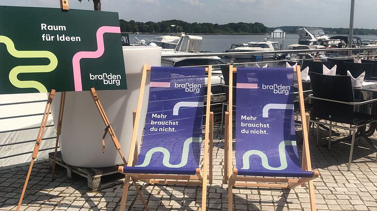 Bei bestem Wetter heute erfolgte die Präsentation der neuen Tourismusstrategie und weiterentwickelten Tourismusmarke Brandenburgs. Foto: TMB-Fotoarchiv/Birgit Kunkel.