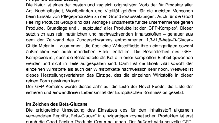 Einzigartig: Novel Food trifft Kosmetik
