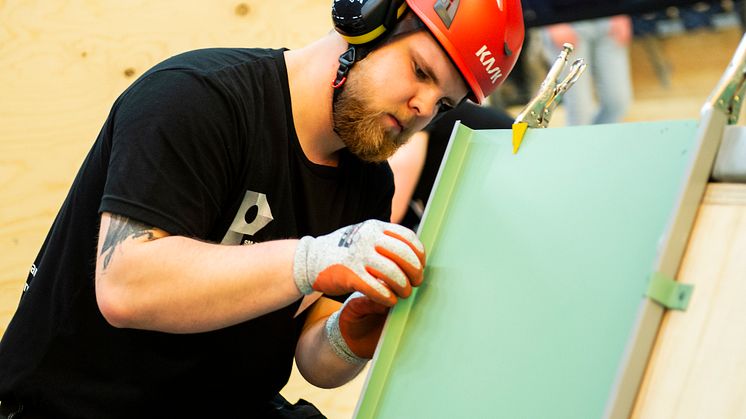 4:e plats Robin Persson från Uppsala Yrkesgymnasium