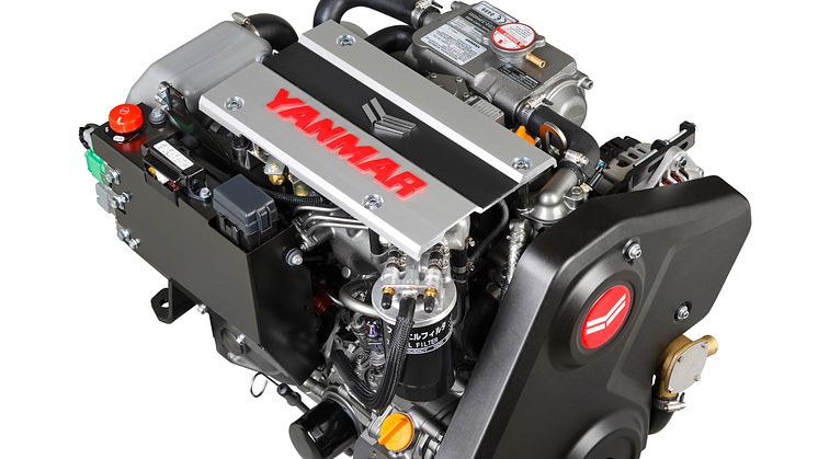 Hi-res image - YANMAR - YANMAR 3JH40 common rail inboard marine diesel engine