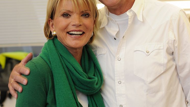 Uschi Glas und Dieter Hermann unterstützen die Felix Burda Stiftung