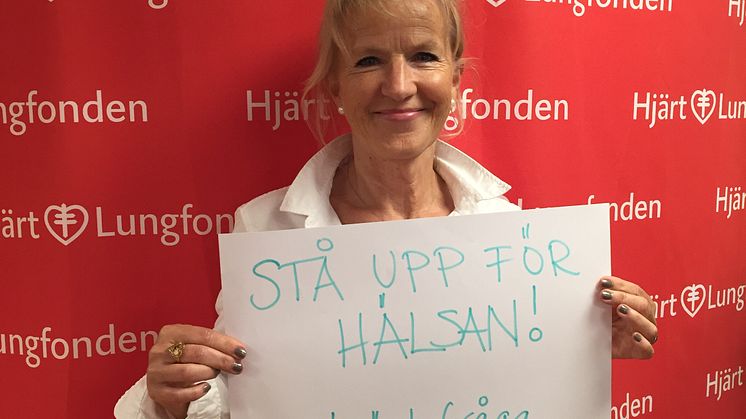 Livsstilsprofessorn Mai-Lis Hellenius har en viktigt #hjärtefråga med sig till Almedalen.