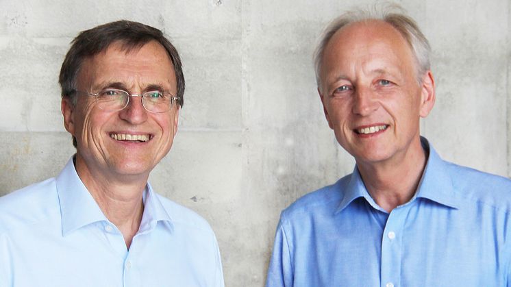 Georg Soldner und Matthias Girke, Leitung der Medizinischen Sektion am Goetheanum (Foto: Heike Sommer, Montage aus zwei Bildelementen)
