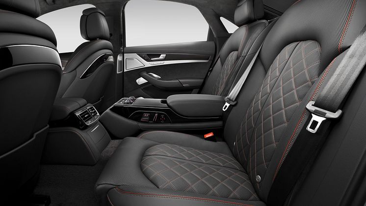 Audi S8 plus interior back seat