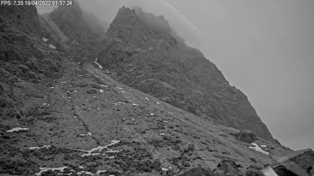 Steinsprang, Andøya - toppkamera