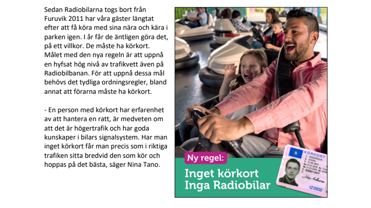 Inget körkort - inga Radiobilar