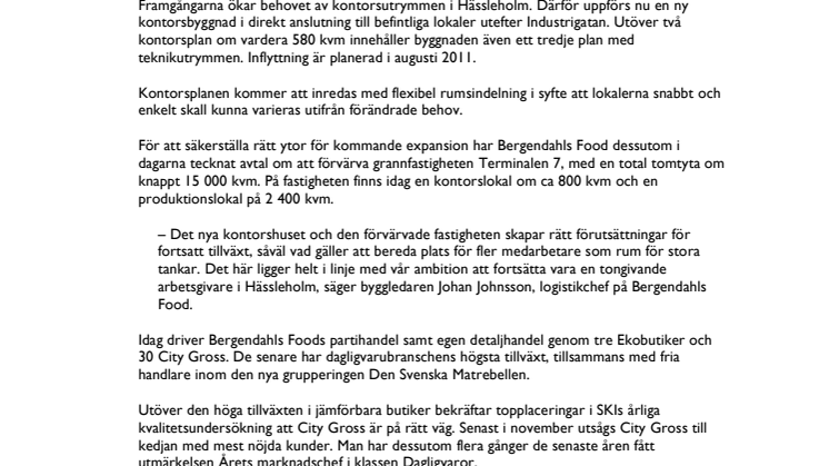 Bergendahls växer med nya lokaler i Hässleholm
