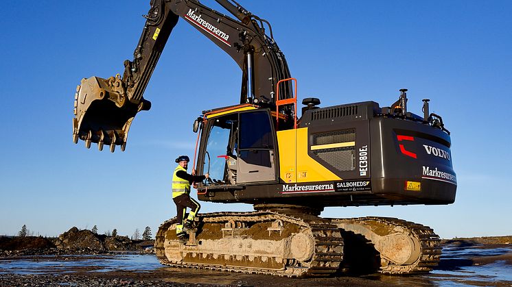 Volvo EC380E med Dig Assist