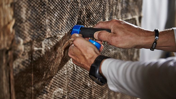 Knauf Insulations nya fasadskiva close-up