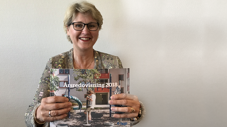 – Årsredovisningen ger en inblick i vart vi är på väg och vart vårt fokus kommer ligga under 2019, säger Huges vd Karin Strömberg Ekström.