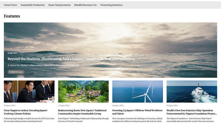 AALTO INTERNATIONAL Unveils HORIZON: Illuminating Asia's Unseen Sustainable Tech and Initiatives
