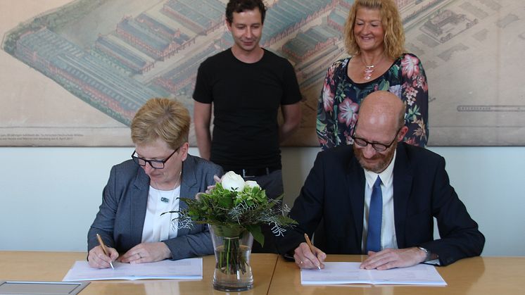 Kooperationsvereinbarung mit der Geschwister-Scholl-Gesamtschule Zossen bei der Studienorientierung