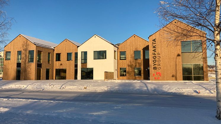 Byggfakta Groups nya kontor i Ljusdal är inflyttningsklart. 