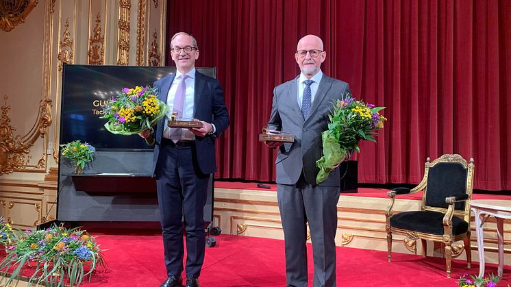 Patrik Tigerschiöld i Bure Equity och Karl-Eric Andersson i Derome