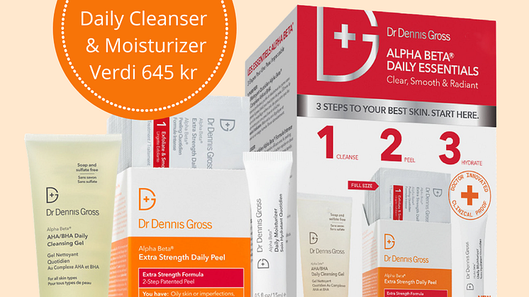 Dr dennis Gross Alpha Beta Daily Essentials kit social