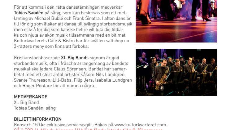 I Afton Dans – ta en svängom med XL Big Band
