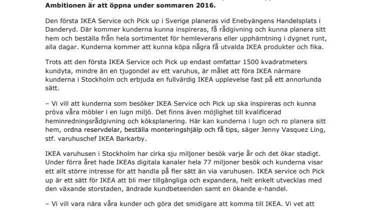 Ny sorts IKEA öppnade i dag på Enebyängen Handelsplats