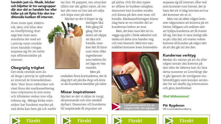 Matpriskollen bra för butik