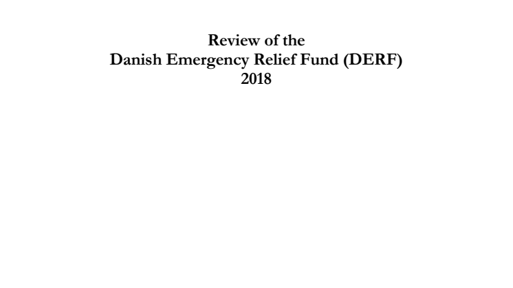 DERF external review rapport November 2018 