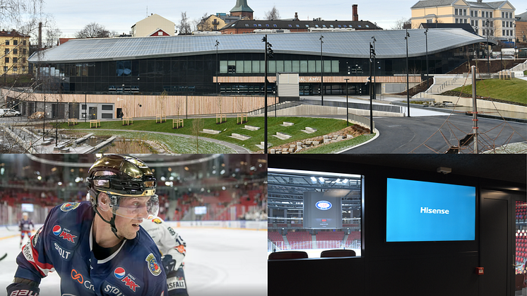 Strömberg & Sandell har installerat 100 Hisense-skärmar i nya Jordal Amfi som stod färdigt 2020