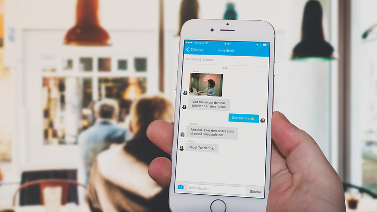 Chatt ersätter mejl på skandinaviska kontor