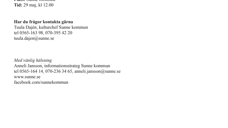 Kulturpriset till Göran Tunströms minne