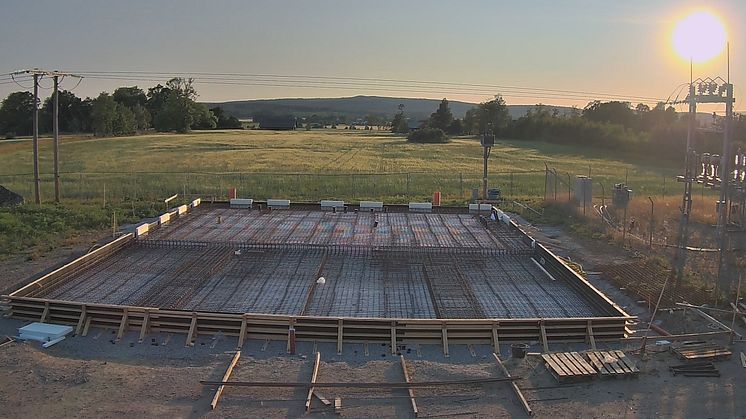 Linde energi bygger ny mottagningsstation i Rånnesta utanför Närkes Kil, det kommunägda bolagets enskilt största investering på 20 år. Foto: Linde energi