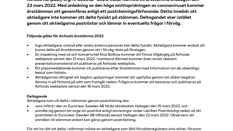  Kallelse till Axfoods årsstämma 2022.pdf