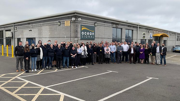 Ocean Signal - The Ocean Signal team at the company's headquarters in Margate, UK (2)