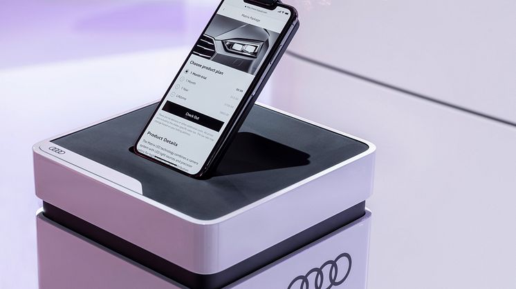 Audi e-tron functions on demand på CES 2019