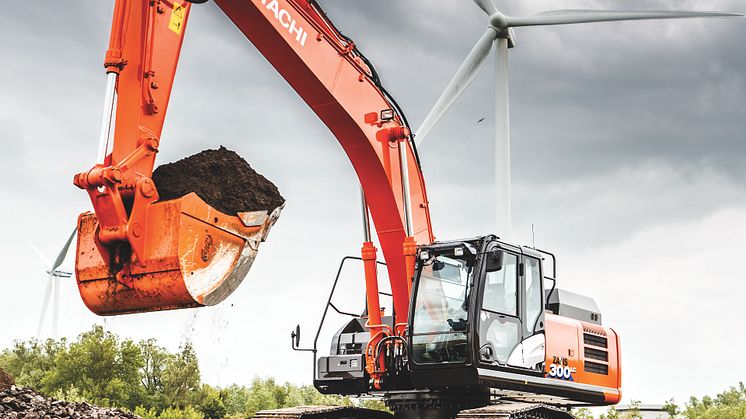 Hitachi ZX300LC-6 bandgrävare Delvator