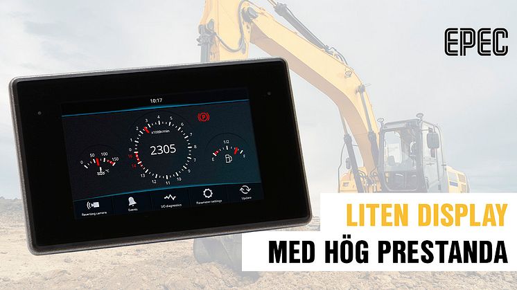 Liten display med hög prestanda från Epec