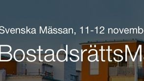 Besök oss på BostadsrättsMässan i Göteborg 11-12 november