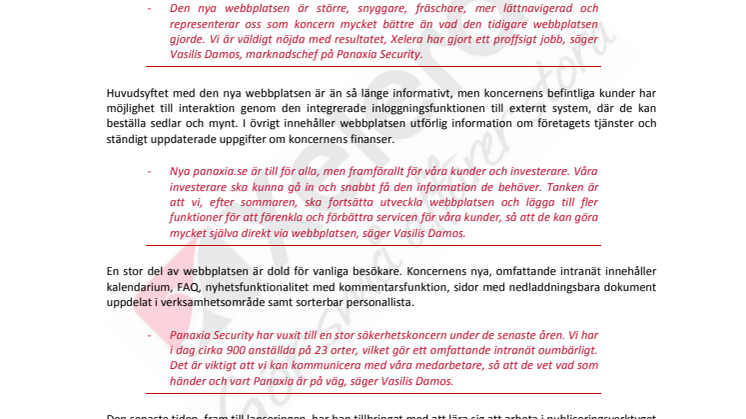 Säkerheten i fokus på Panaxia Securitys nya Drupal-sajt