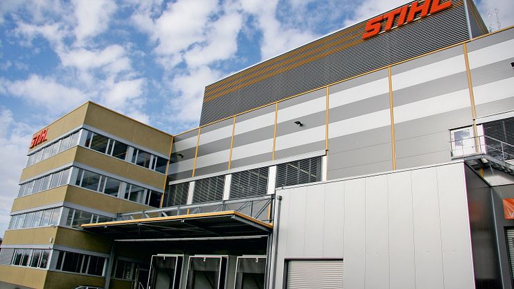 Stihl`s kjedefabrikk i Sveits