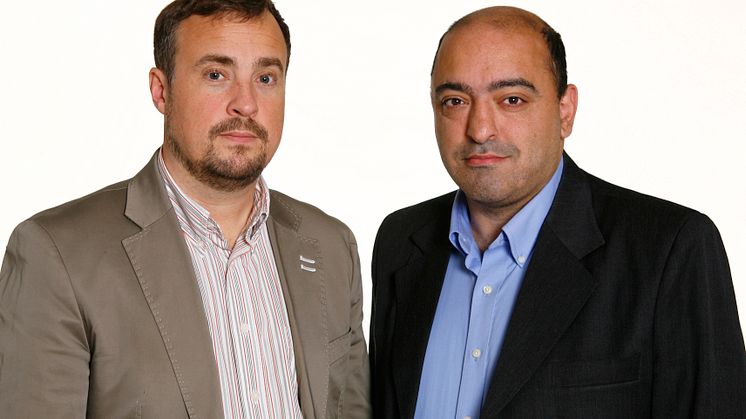 Motionärerna Magnus Olsson (SD) och Nima Gholam Ali Pour (SD)