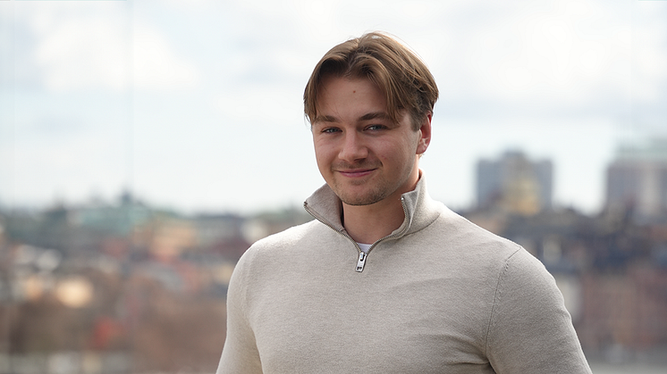 Nick Sandström är grundare av startupbolaget YoungNest.