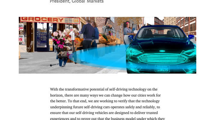 CES 2018: Fords selvkørende biler