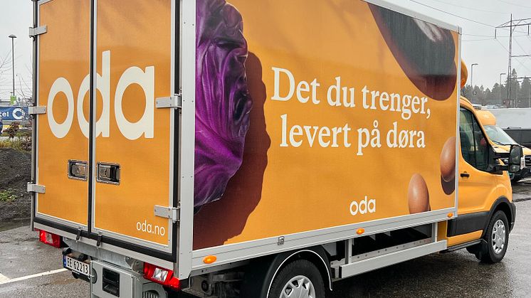 Ford E-Transit skapbil Oda 2022