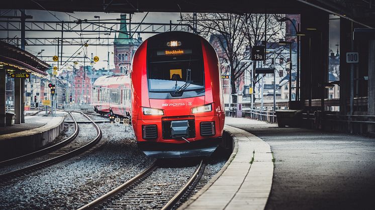 MTR Express premiärtur på sträckan Stockholm-Halmstad körs måndagen 24 juni. Foto: Jana Eriksson